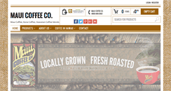 Desktop Screenshot of mauicoffeeco.com