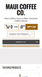 Mobile Screenshot of mauicoffeeco.com